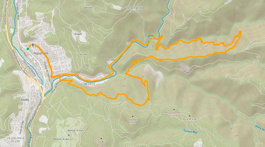 Mapa del recorregut