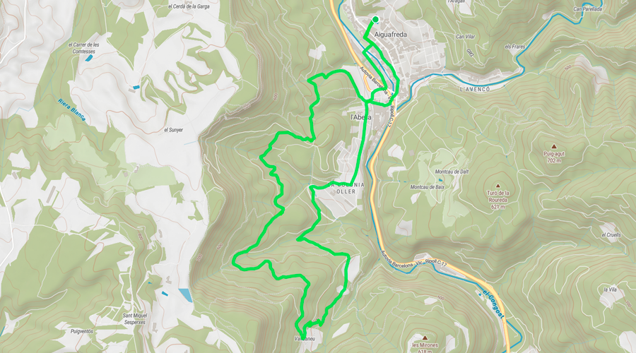 Mapa del recorregut