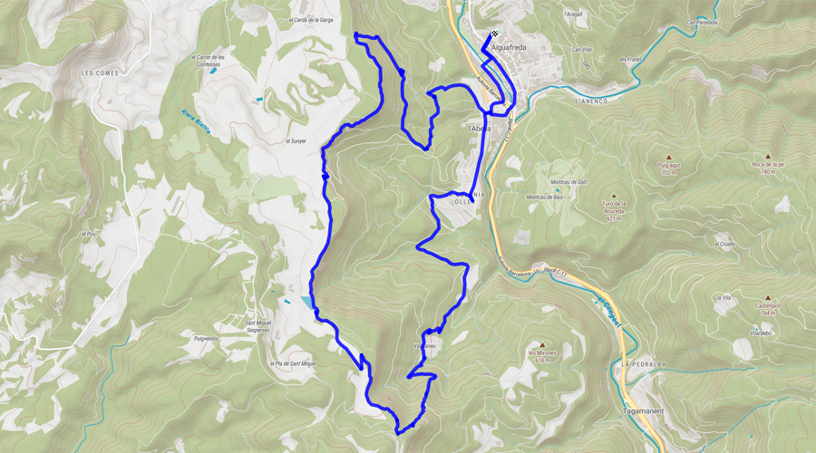 Mapa del recorregut