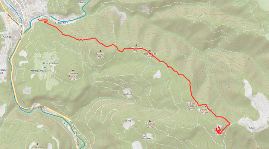 Mapa del recorregut
